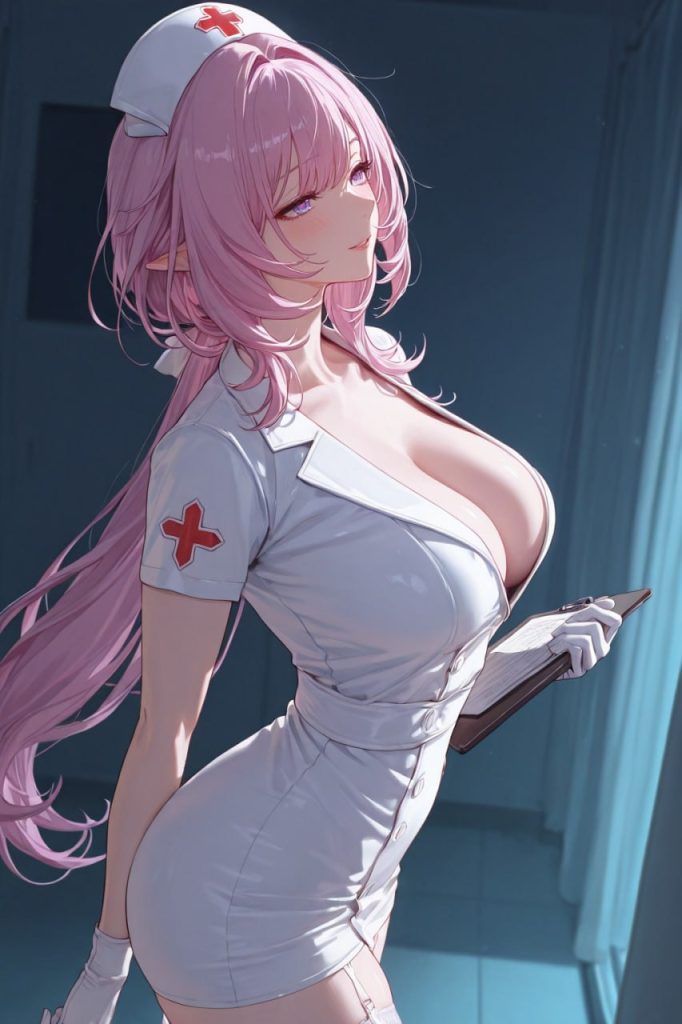 巨乳白丝护士的特殊照料 第1话 第5页